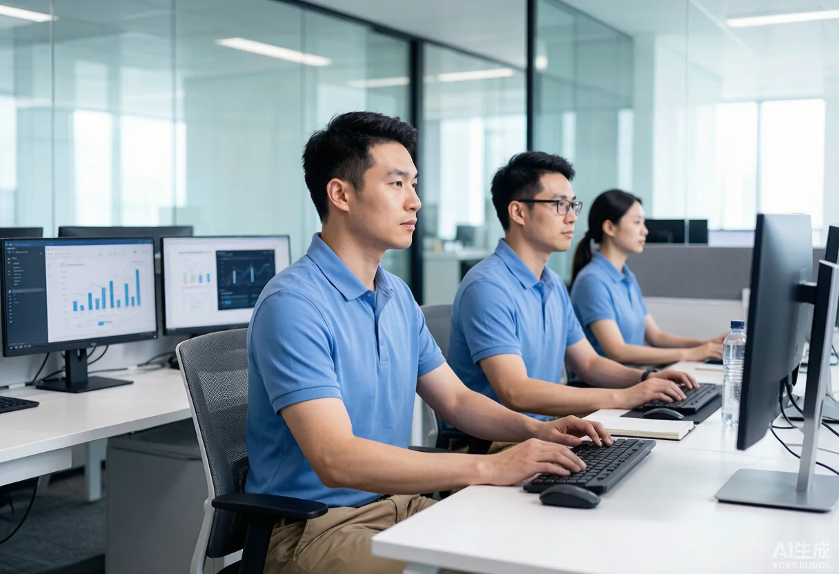 互联网公司制服 - 为 苏州迪泰奇自动化科技有限公司 提供 互联网科技 职业装定制案例 项目实拍图3 - 互联网科技服装定制