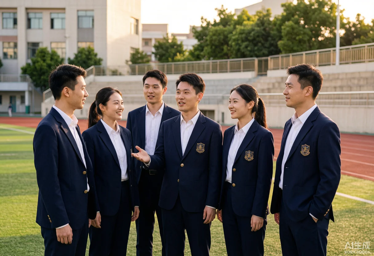 校服定制 - 为 北大赛州学校 提供 教育学校 职业装定制案例 项目实拍图3 - 教育学校服装定制