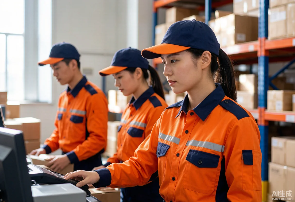 物流制服 - 无限空海物流有限公司 - Logistics & Express Uniform Case Study challenge photo - 物流快递 custom uniform
