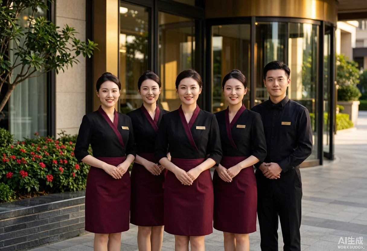 物业制服 - 为 智物物业有限公司 提供 酒店物业 职业装定制案例 解决方案配图 - 酒店物业工作服定制