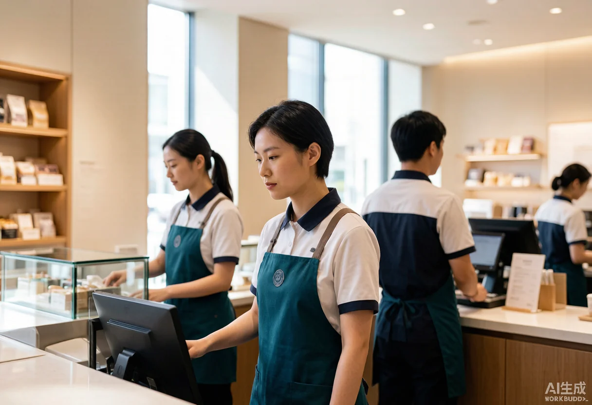 导购工作服 - 为 知意莱版有限公司 提供 零售连锁 职业装定制案例 解决方案配图 - 零售连锁工作服定制