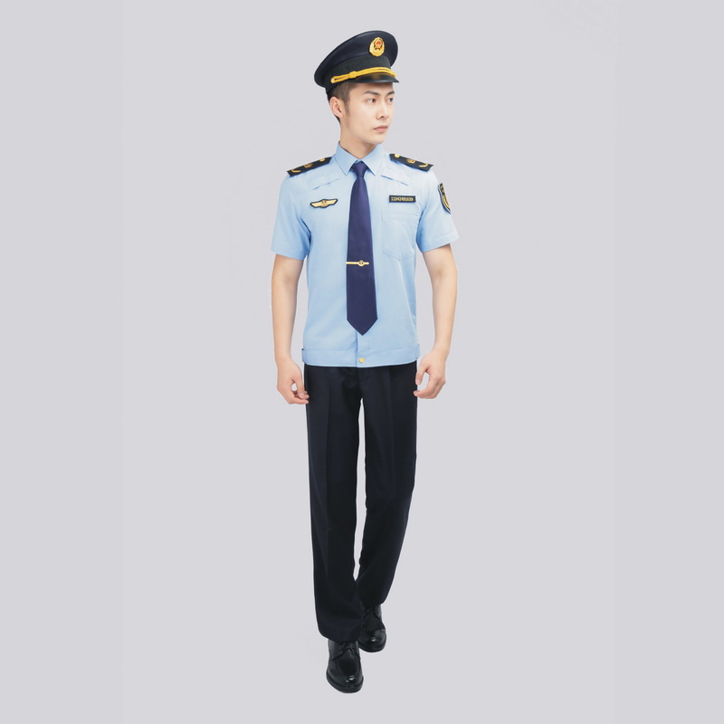 HT031-011综合六部执法男款制式短袖衬衫