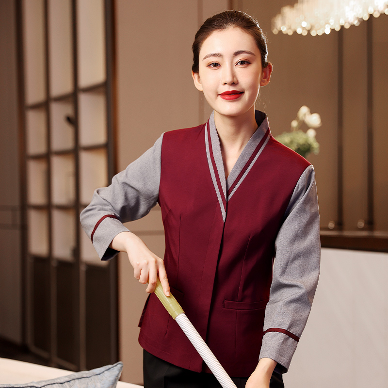 HT032-482-11 – Women's Autumn/Winter Cleaning Uniform