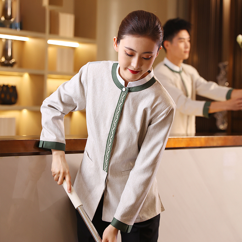HT032-872-14男女秋冬保洁服