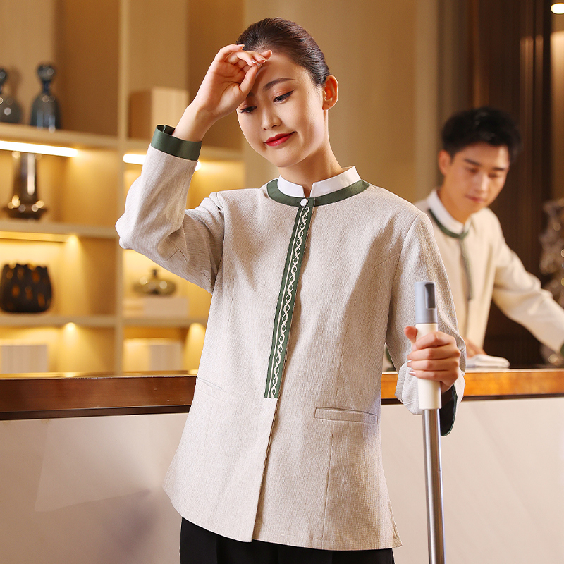 HT032-872-14男女秋冬保洁服