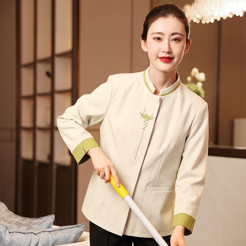 HT032-878女秋冬保洁服