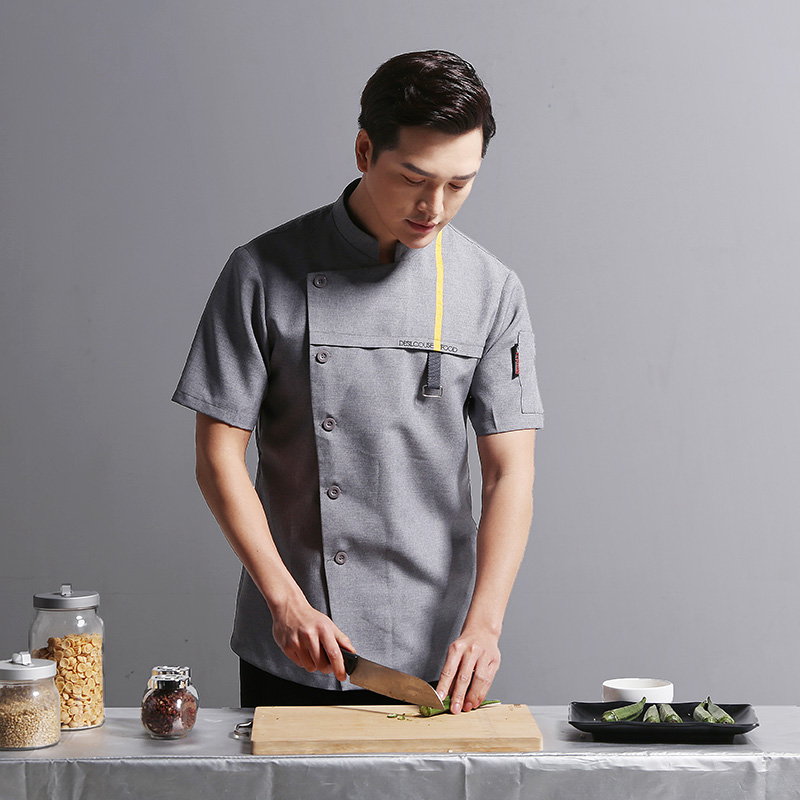 HT032-Y652-20厨师服春夏上衣