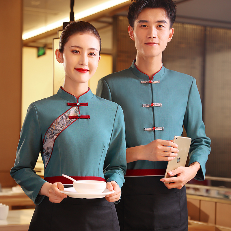 HT032-1034与HT032-1035中式服务员服装