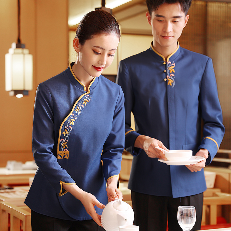 HT032-1055与HT032-1056中式服务员服装