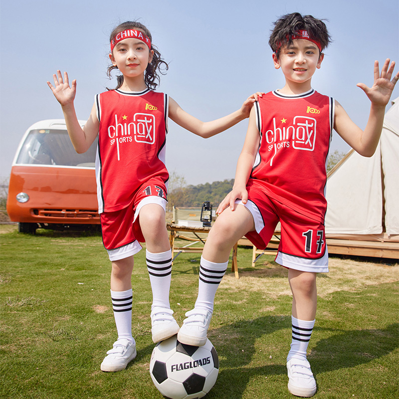 HT054-2223夏季速干网眼短袖球服三件套