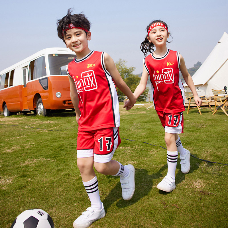 HT054-2223夏季速干网眼短袖球服三件套