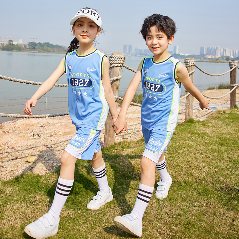 HT054-2227 – Summer Quick-Dry Mesh Short-Sleeve Jersey Three-Piece Set