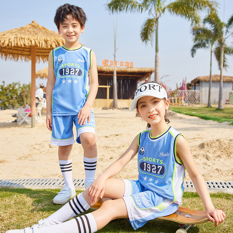 HT054-2227 – Summer Quick-Dry Mesh Short-Sleeve Jersey Three-Piece Set
