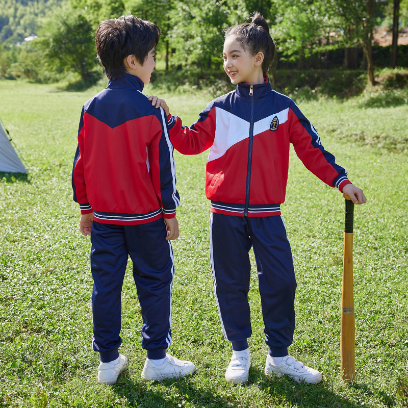 HT054-2256春秋网眼珠地运动服衣裤套装