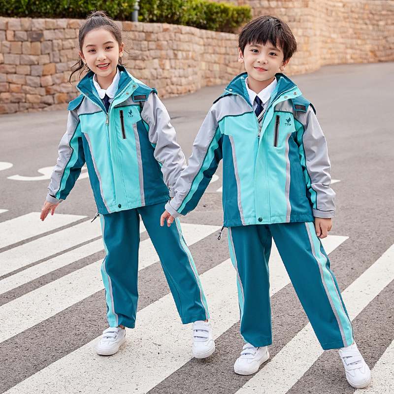 HT054-2193冬季摇粒绒内胆冲锋衣+裤子三件套