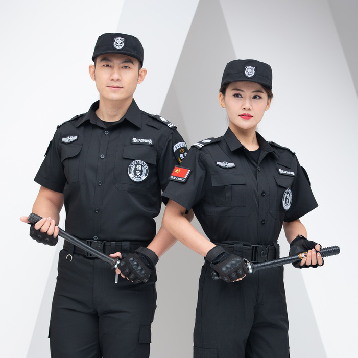 HT045-489特勤夏短半袖斜纹保安服