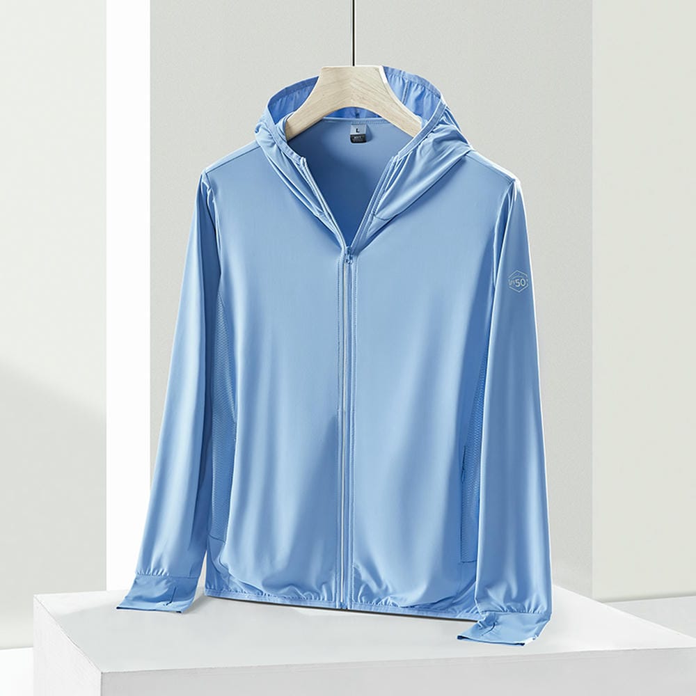 HT012-097 Summer plain knitted fabric women's sun‑protective jacket